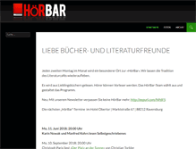 Tablet Screenshot of hoerbar-rv.de